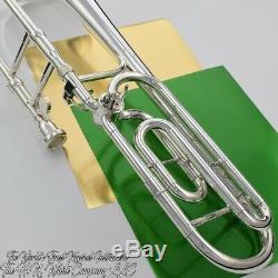 Vintage Roi 4b Sonore Symphony F Attachment Trombone Planche Originale Argent