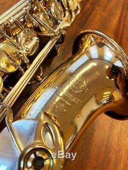 Vintage Selmer Mark VI Saxophone Alto # 146023 1967 Black Pro Repad Parfait