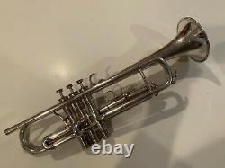 Vintage Silver Selmer Paris K Modifié Trompette 24b Avec Boîtier Original