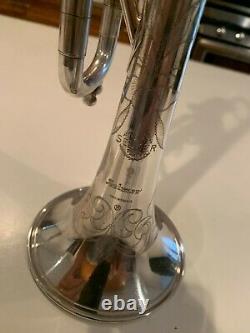 Vintage Silver Selmer Paris K Modifié Trompette 24b Avec Boîtier Original
