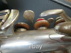 Vintage Sml Super 1948 Silver Plated Alto Saxophone- Beautiful- Prêt À Jouer