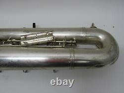 Vintage Weltklang Baryton Saxophone Rda Allemagne, Bas A