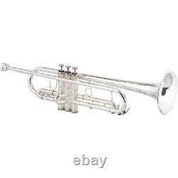 Xo 1602s-ltr Pro Bb Trompette Argentée, Cloche En Laiton Jaune 194744426469 Ob