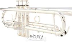 Xo 1604s-r Professionnel Bb 3-valve Trompette Plaqué Argent