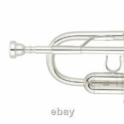 Yamaha Xeno Ytr-8445iigs Professionnel C Trompette Argent Plaqué Avecgold Brass Bel