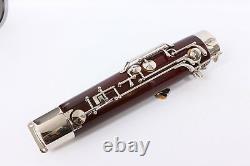 Yinfente Maple Wood Bassoon C Ton C Touches Plaquées Argent 26 Clé Avec Boîtier Bassoon