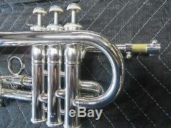 Ytr-9825s Sur Mesure Bb / A Piccolo Trompette En Argent, Menthe Avec Set Complet Bit-pipe